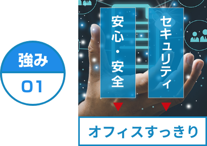強み01 オフィスすっきり